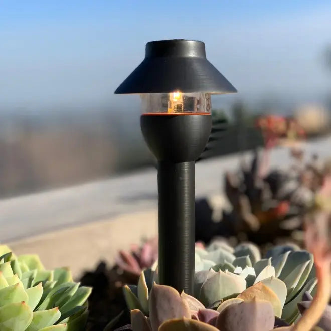 PLB01 12V G4 Snub Low Voltage Heavy Duty Cast Brass Outdoor LED Pathway Light