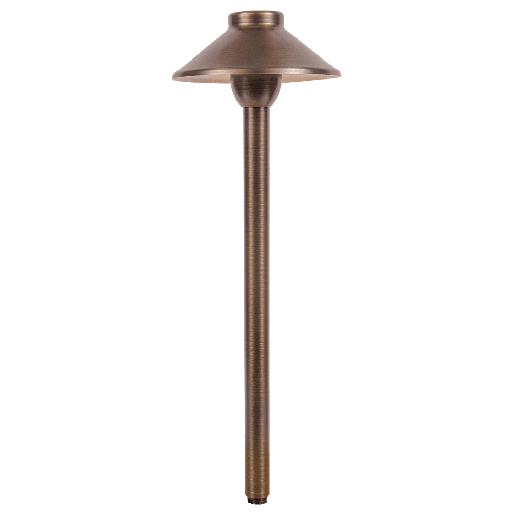PLB02 Outdoor Garden Pathway Light | Low Voltage Brass Path Light - Tampa soil911.com