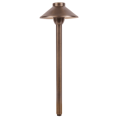 PLB02 Outdoor Garden Pathway Light | Low Voltage Brass Path Light - Tampa soil911.com