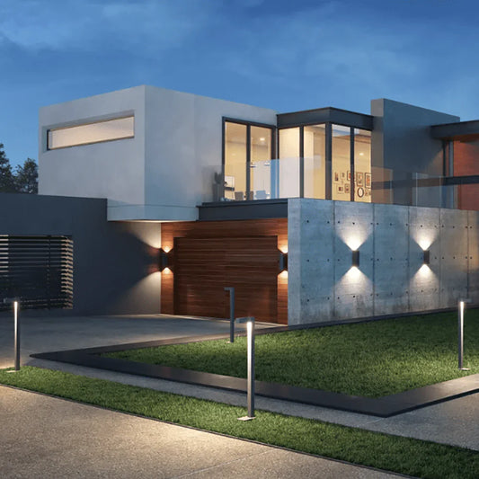 PLB07 Integrated 3W LED Brass L-Shaped Low Voltage Landscape Lighting Pathway Light - Tampa Home & Garden Store