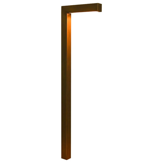 PLB07 Integrated 3W LED Brass L-Shaped Low Voltage Landscape Lighting Pathway Light