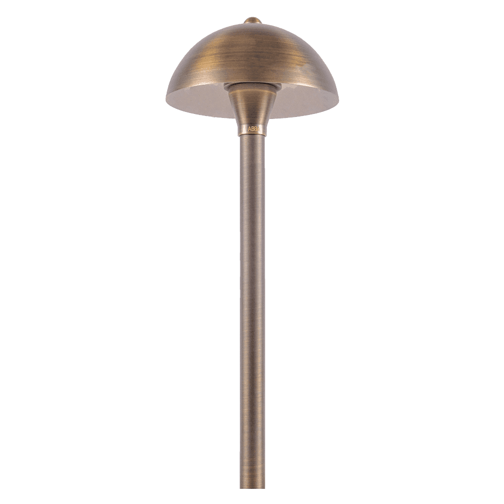 PLB08 Brass LED Globe Low Voltage Pathway Outdoor Landscape Lighting Fixture - Tampa soil911.com