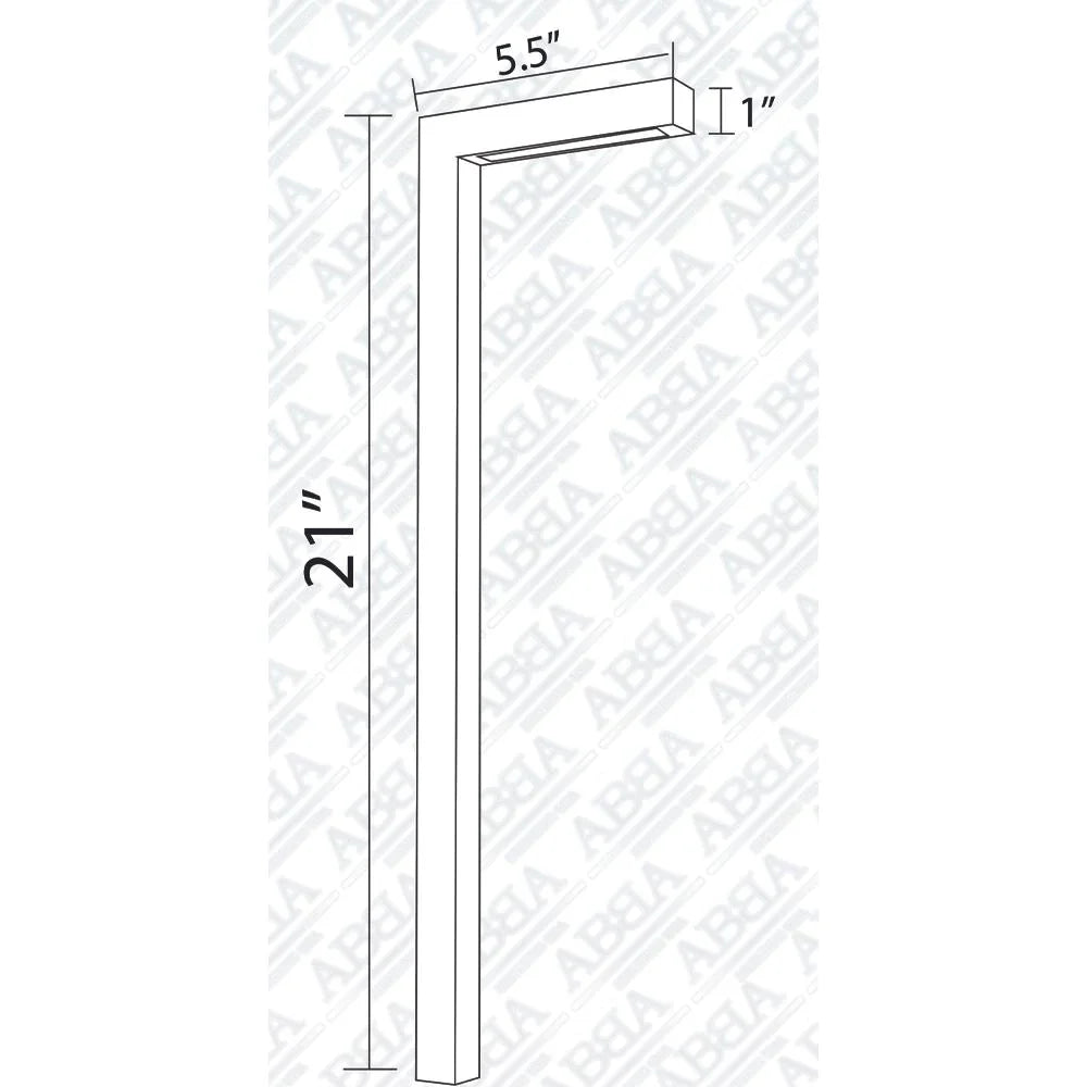 PLB10 LED Brass L-Shaped Low Voltage Landscape Lighting Pathway Light