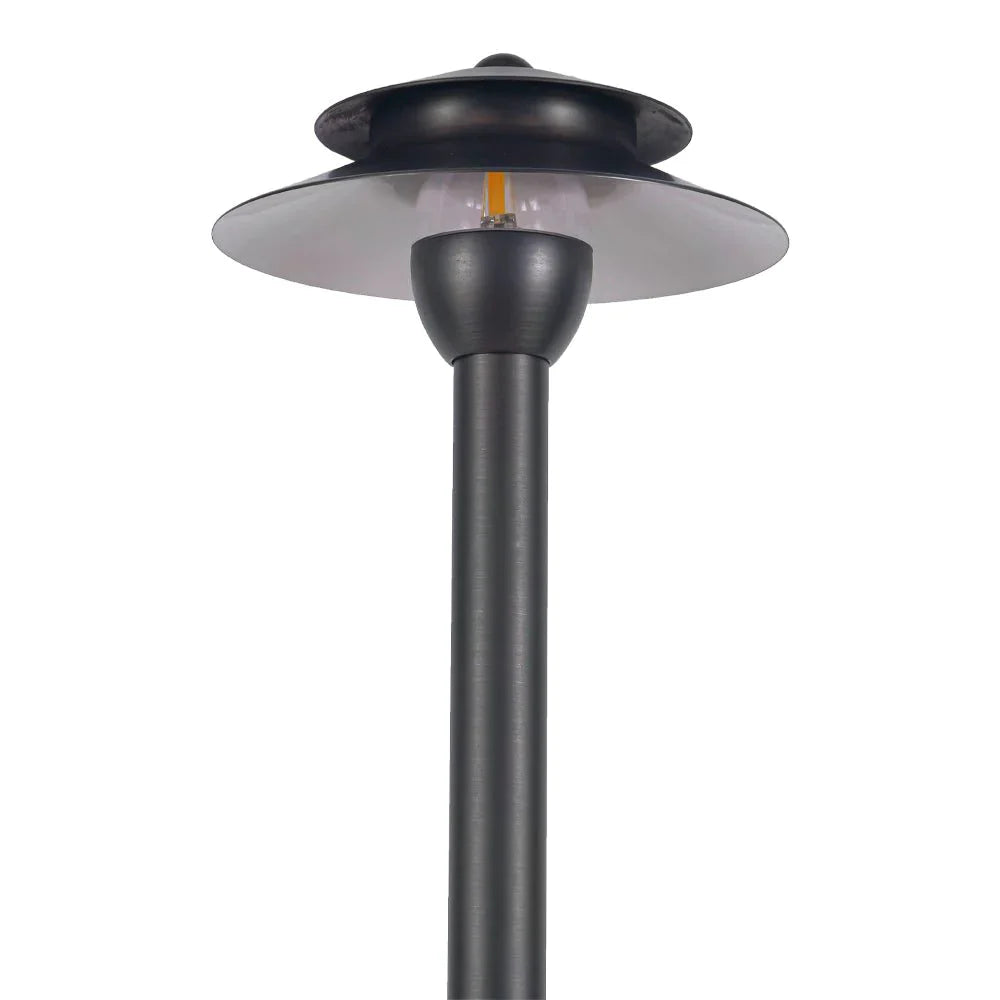 PLB13 Two Tier Brass Pathway Low Voltage Pagoda Light Led Landscape Lighting Fixture - Tampa Home & Garden Store