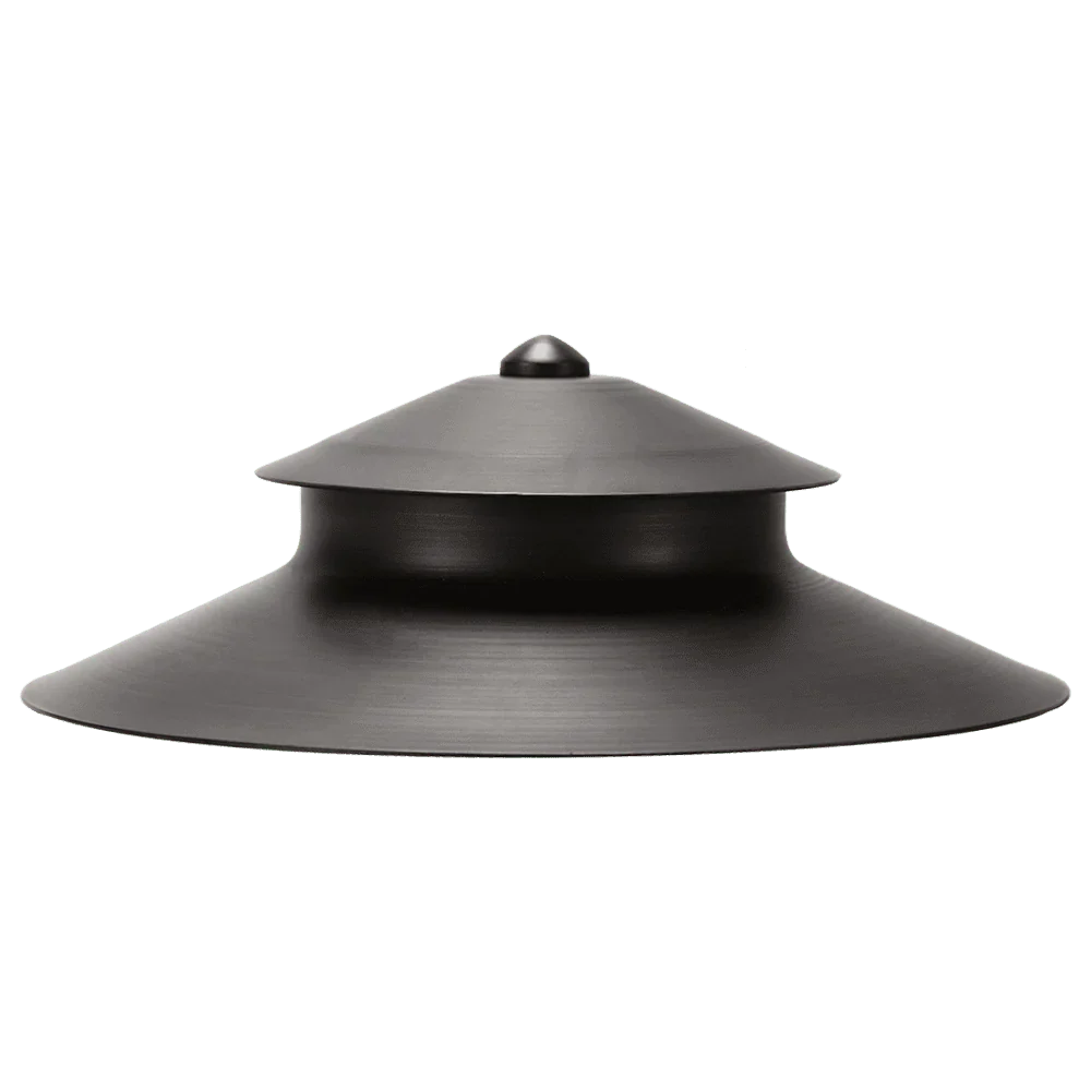 PLB13 Two Tier Brass Pathway Low Voltage Pagoda Light Led Landscape Lighting Fixture - Tampa Home & Garden Store