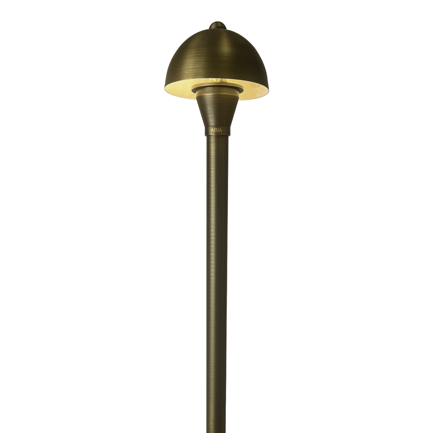 PLB18 Brass LED Mini Globe Lamp Ready Low Voltage Pathway Outdoor Landscape Lighting Fixture - Tampa soil911.com