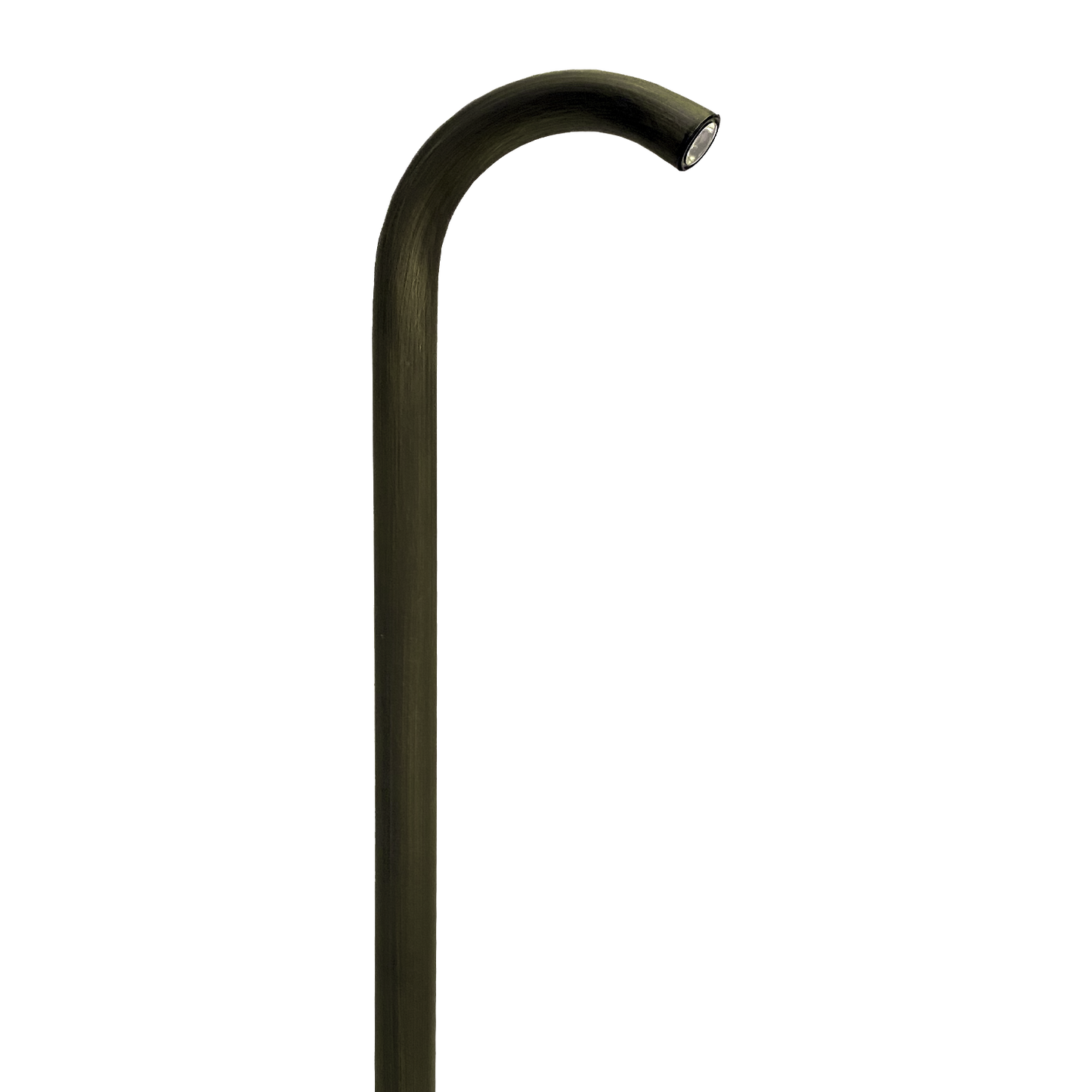 PLB21 Lampe de voie incurvée basse tension en laiton moulé 3 W LED style canne