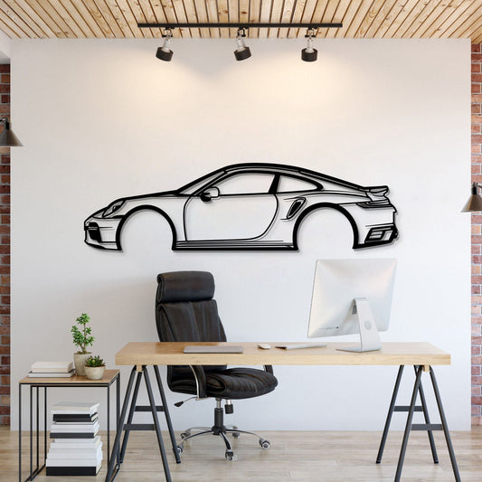 Arte de pared metálico para coche 911 Tipo 993 - MT0845