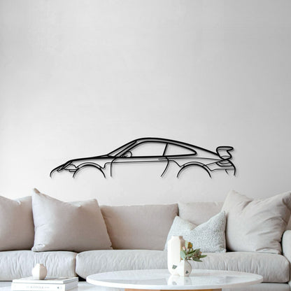 911 GT3 Model 997 Metal Car Wall Art - MT0856