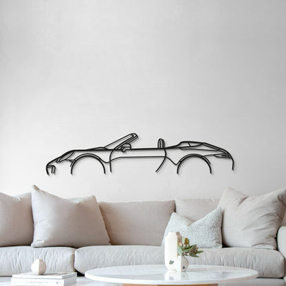 911 Model 991 Metal Car Wall Art - MT0863