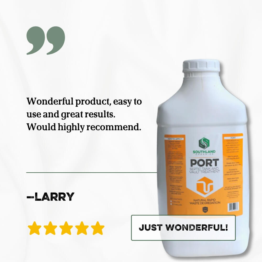PORT | Holding Tank Treatment - Tampa Home & Garden Store