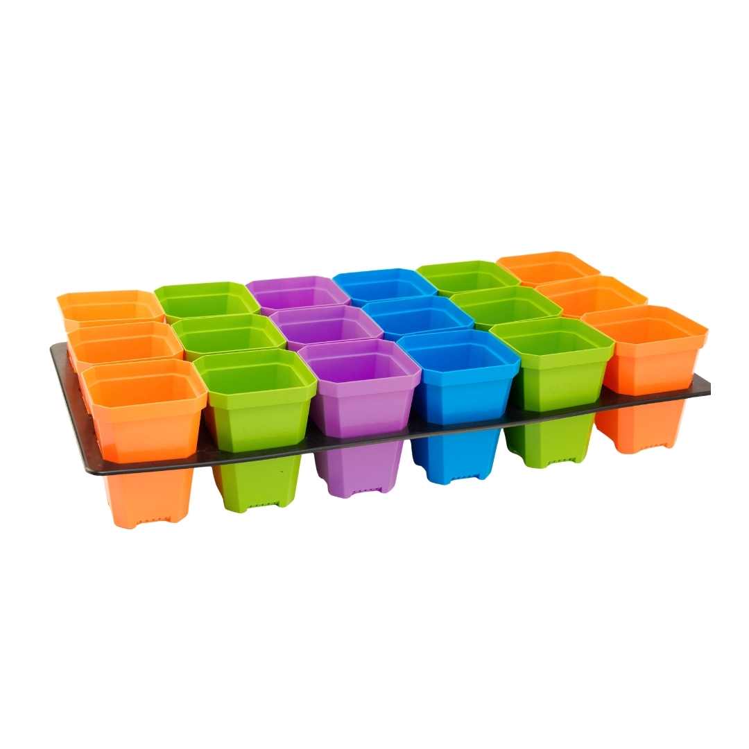 3.3" Heavy Duty Seed Starting Pots with Inserts