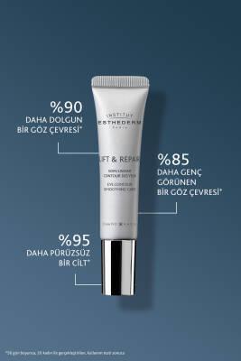 Institut Esthederm Eye Contour Cream tube with white cap against blue backdrop on Tampa Home & Garden Store