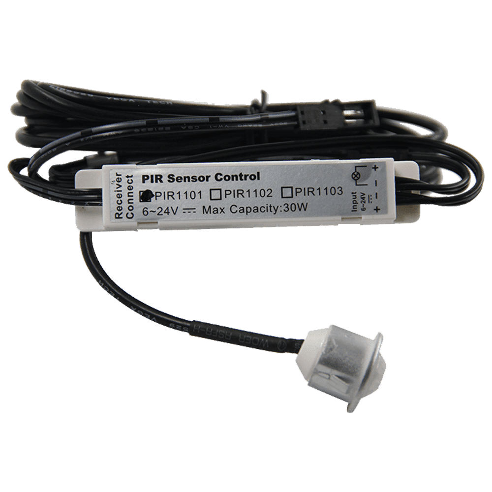 Interruptor de control de sensor de movimiento infrarrojo PIR corporal PR01 de 12/24 V para luz LED