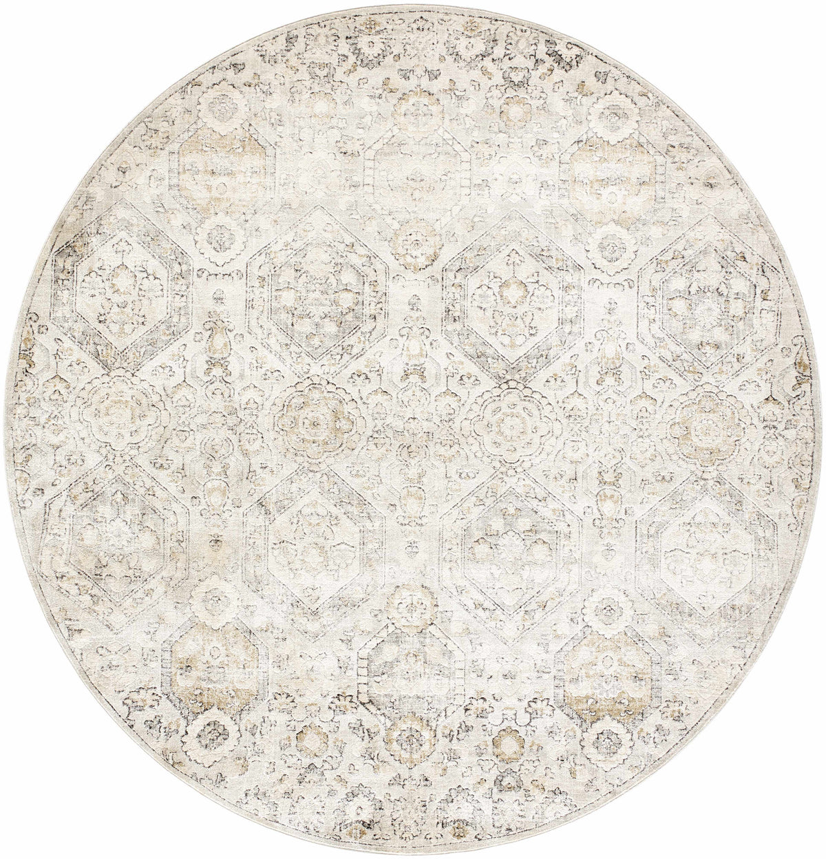 Parkerfield Moroccan Beige Gray Area Rug