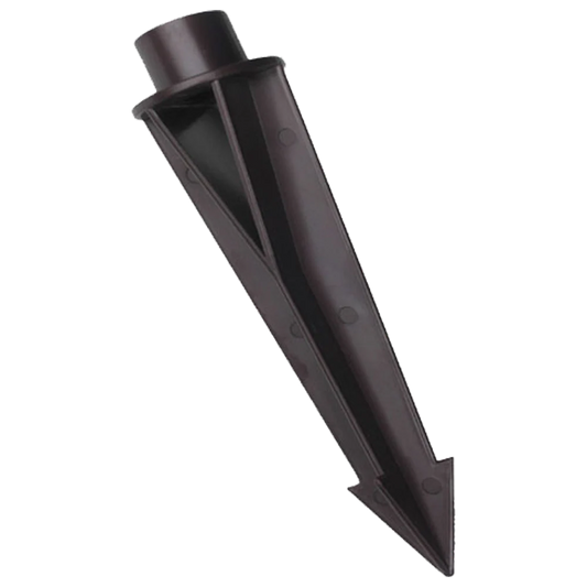 PS1 Heavy Duty 1/2" ABS Plastic Spike for Landscape Lighting Fixtures