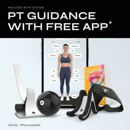 Full Body System muscle release tool by Aletha Health with appguided PT; includes ball, roller on Tampa Home & Garden Store