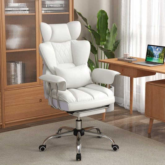 Big and Tall Executive Office Desk Chair with Footrest - Tampa Home & Garden Store