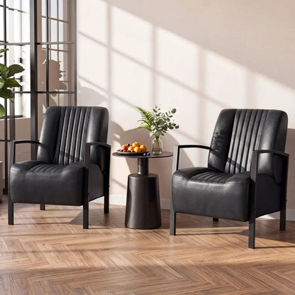 Upholstered Accent Chair with Padded Seat and Arm