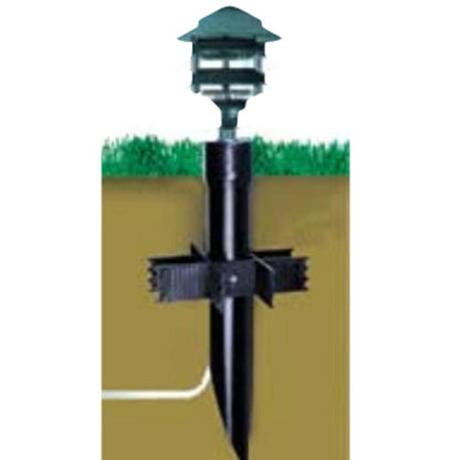 PV51 Heavy Duty PermaPost PVC Post with Cap for Landscape Lighting Fixtures - Tampa soil911.com