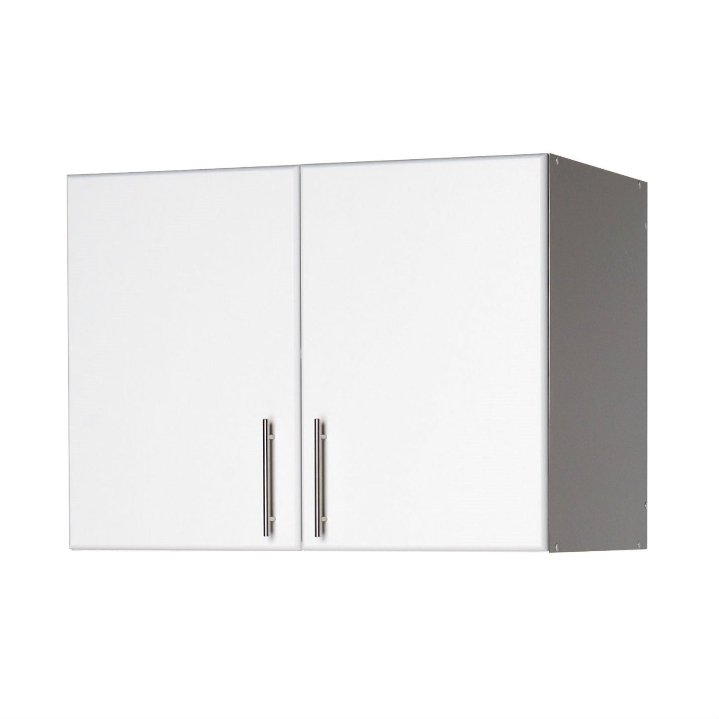 Armario de pared blanco con 2 puertas y estante ajustable
