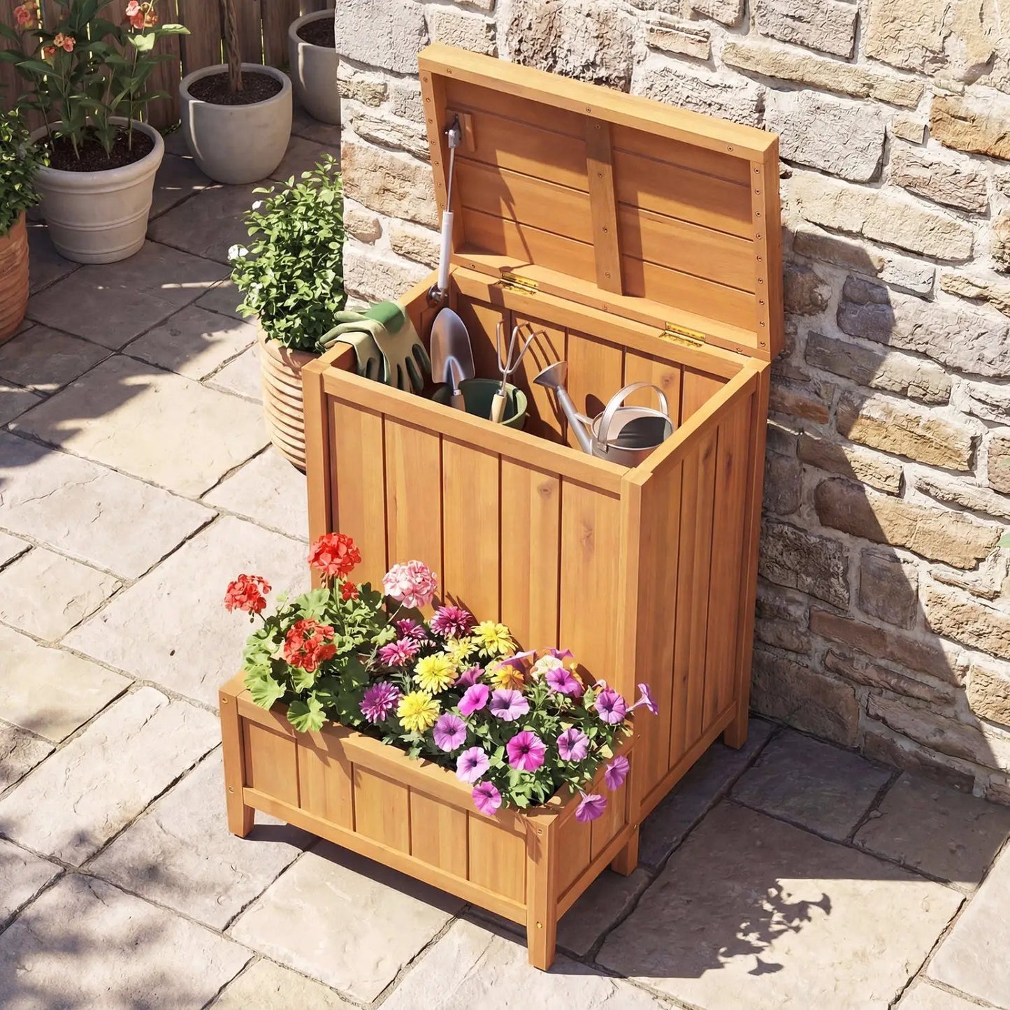 Package Delivery Box and Planter Box For Outdoors