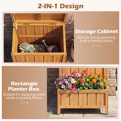 Package Delivery Box and Planter Box For Outdoors