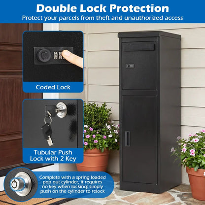 Outdoor Package Box with Lockable Coded Lock