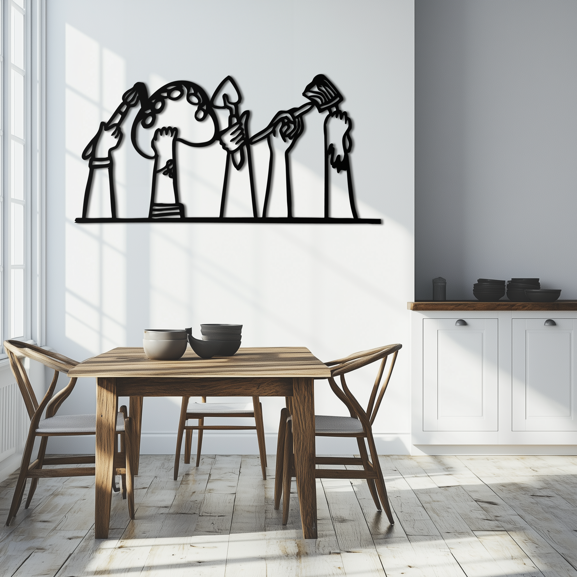 Paint Brushes Metal Wall Art – Creative Studio Decor for Artists and Art Lovers- KAF652 - Tampa Home & Garden Store