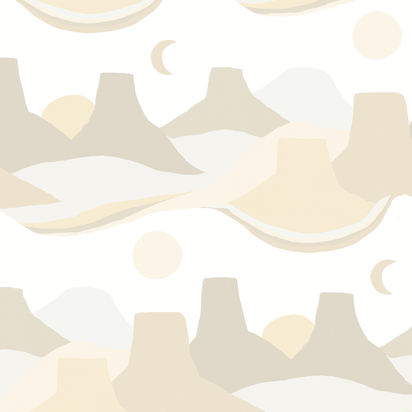 Painted Mesa Wallpaper, neutral - Tampa Home & Garden Store