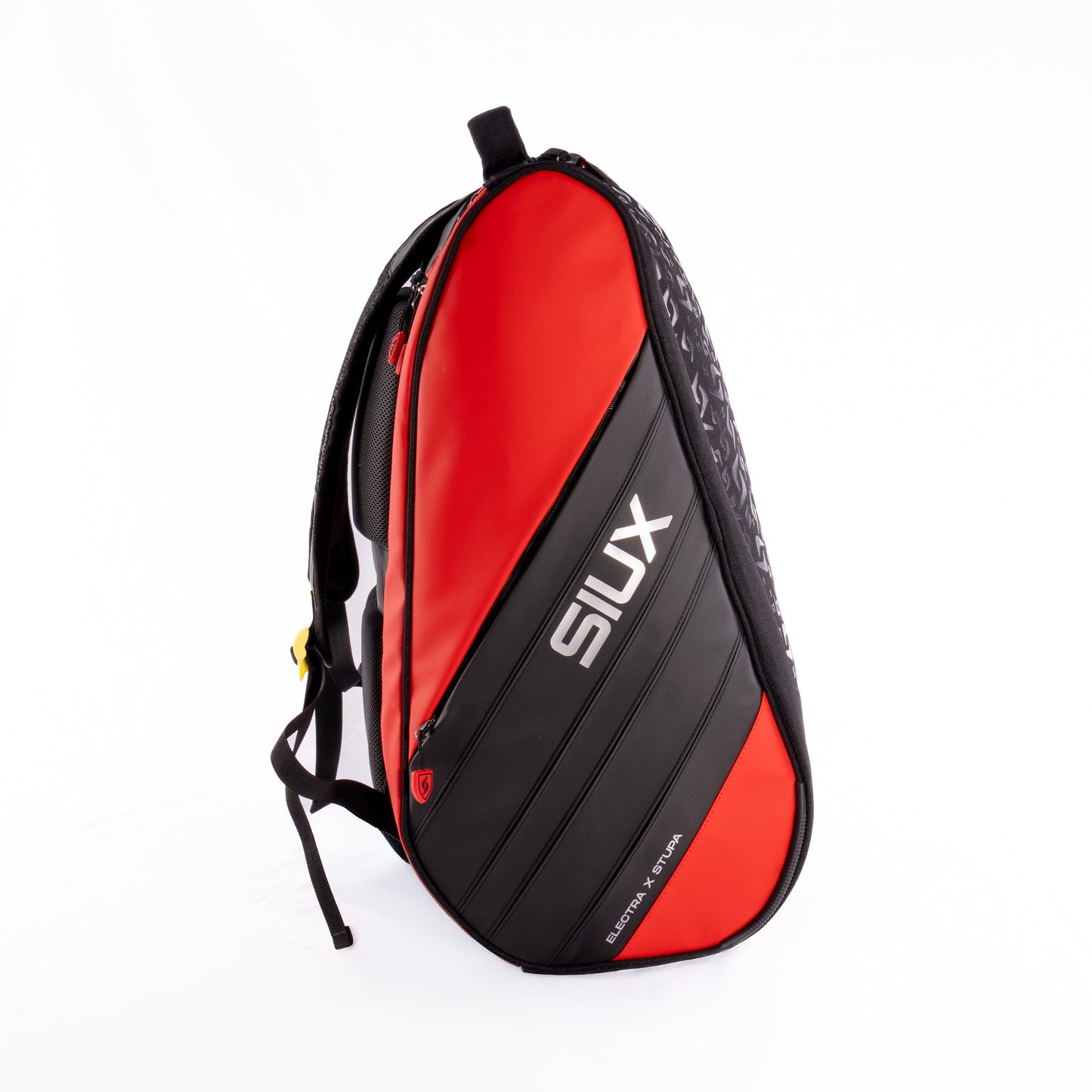 Electra Stupa Padel Bag by Siux USA, black and red with top carry loop on Tampa Home & Garden Store