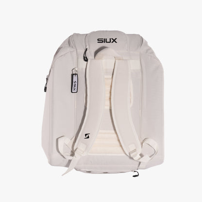 Tour White Padel Bag by Siux USA with padded shoulder straps and top handle on Tampa Home & Garden Store