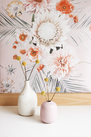 Palm Springs Wallpaper, peach - Tampa Home & Garden Store