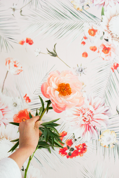 Palm Springs Wallpaper, peach - Tampa Home & Garden Store