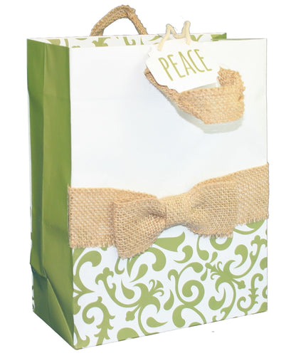 Paper Images Handmade Gift Bag - Pinecones Medium - Tampa Home & Garden Store