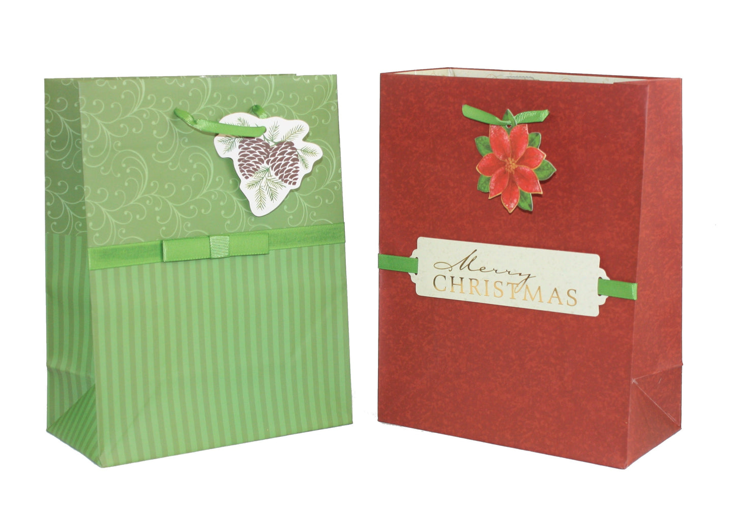 Paper Images Handmade Gift Bag - Pinecones Medium - Tampa Home & Garden Store