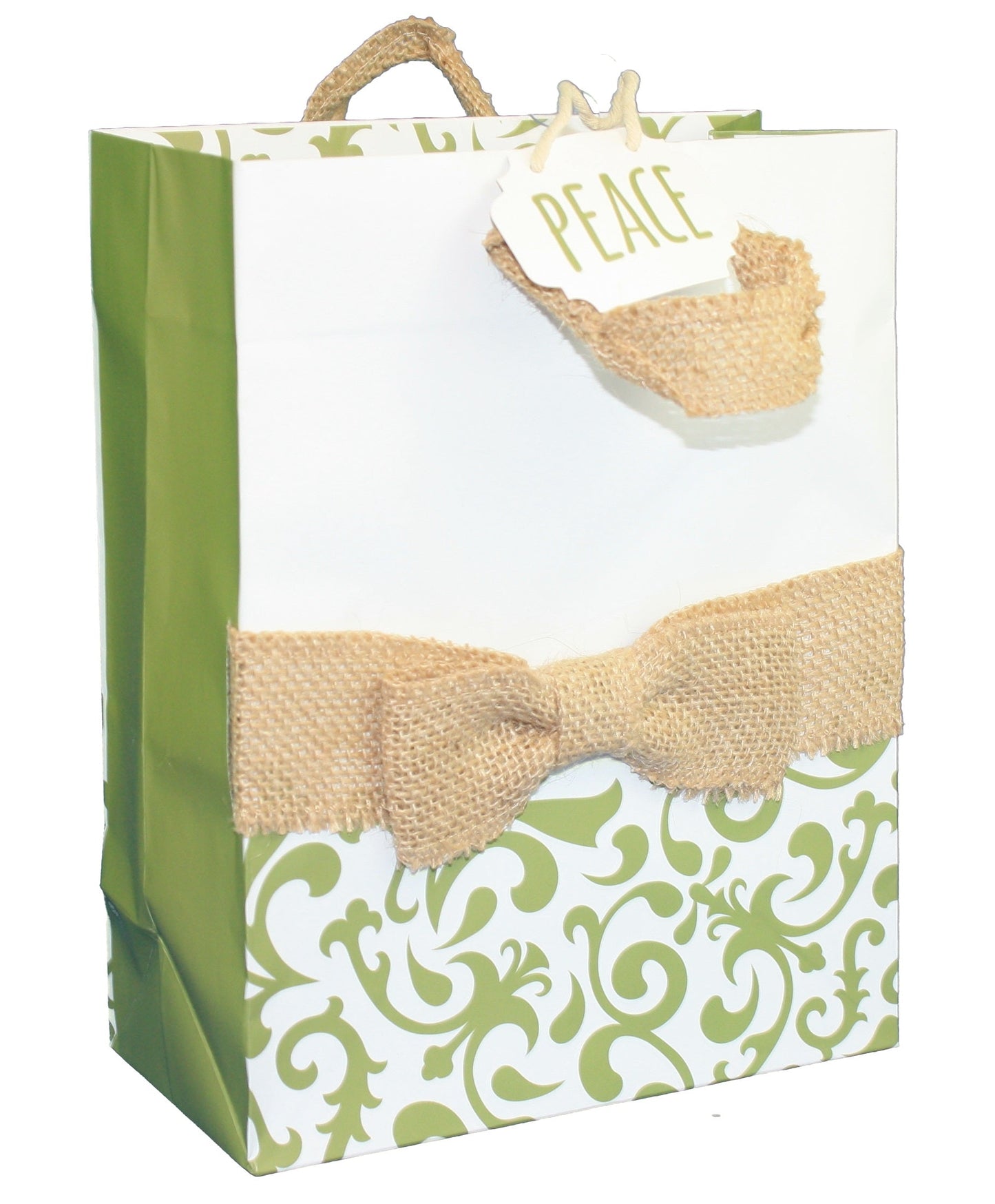 Paper Images Handmade Gift Bag - Pinecones Medium - Tampa Home & Garden Store