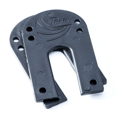 Paris 1/8in riser pads for skateboard trucks, black plastic spacers (2 pcs) Paris Truck Co on Tampa Home & Garden Store