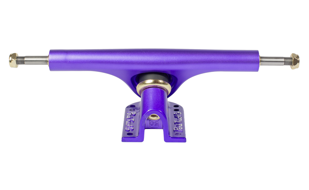 V3 Hollow Lite 165mm 50° longboard trucks purple satin by Paris Truck Co on Tampa Home & Garden Store