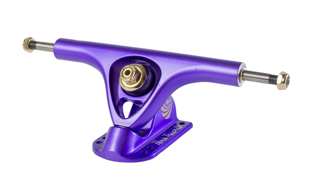 V3 Hollow Lite 180mm 50º longboard trucks purple satin Paris Truck Co on Tampa Home & Garden Store