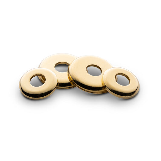 Paris Washer Pack - Gold, circular metal washers, Paris Truck Co accessories, set of 4 on Tampa Home & Garden Store