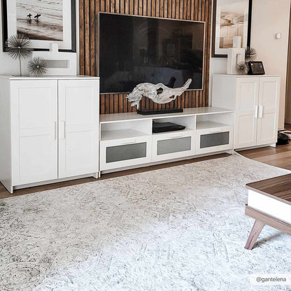 Parkerfield Area Rug, light gray distressed pattern, Boutique Rugs, Rugs on Tampa Home & Garden Store