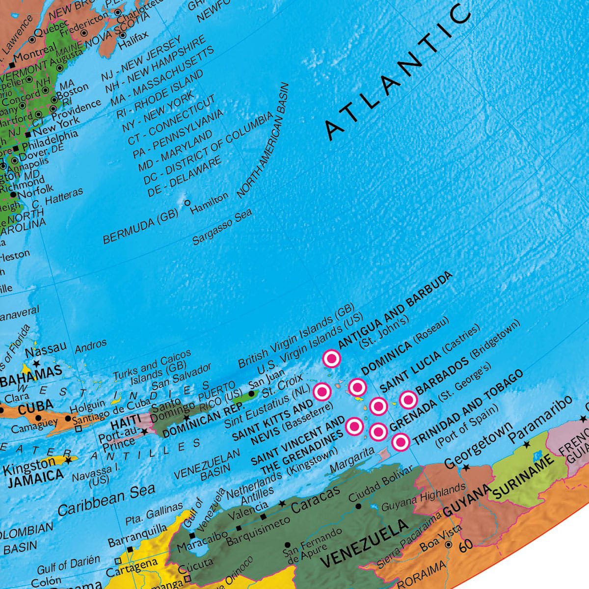 Parlamondo Interactive Globe - Tampa Home & Garden Store