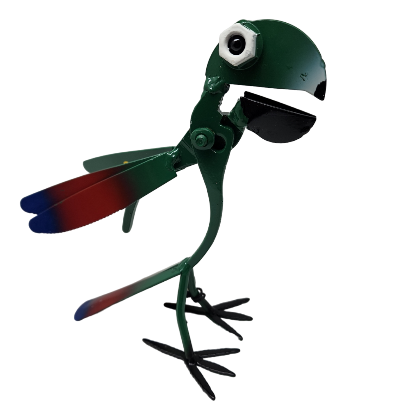 Parrot - Metal Tool Sculpture - Tampa Home & Garden Store