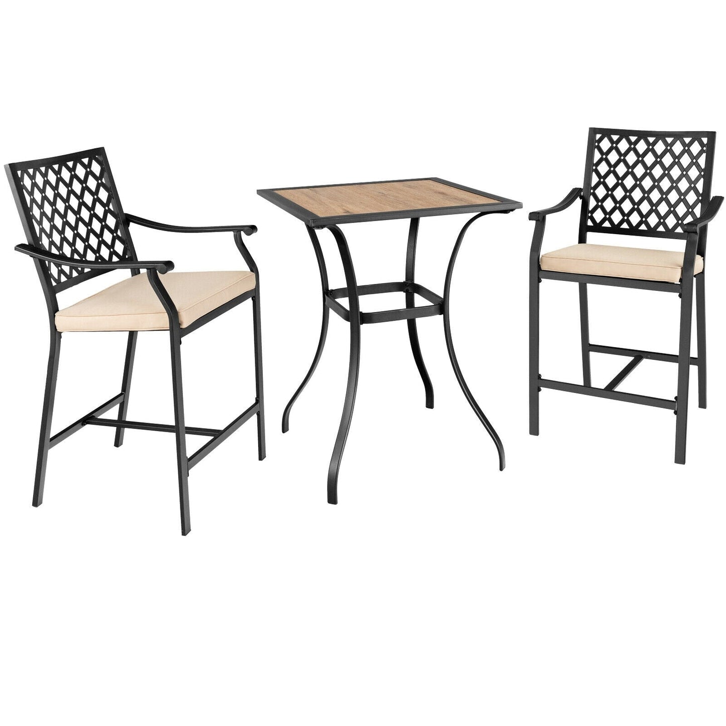 Patio Square Bar Table for Garden Backyard - Tampa Home & Garden Store