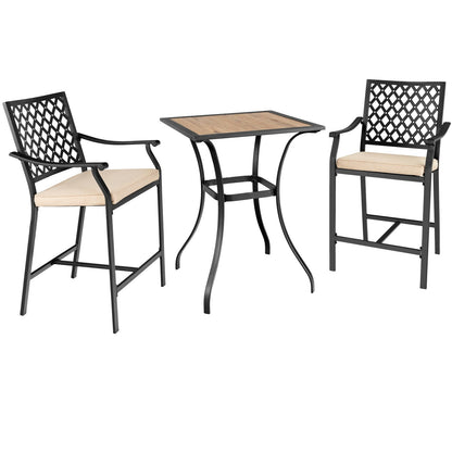 Patio Square Bar Table for Garden Backyard - Tampa Home & Garden Store