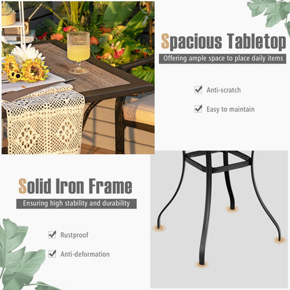Patio Square Bar Table for Garden Backyard - Tampa Home & Garden Store