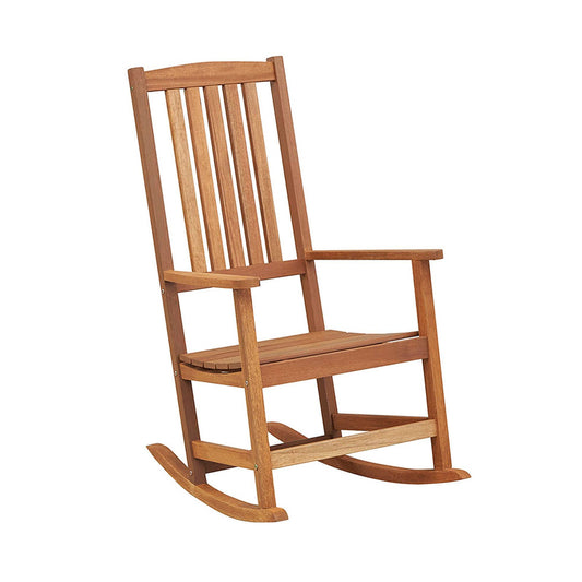 Patio Rocking Chair Ergonomic High-Back Outdoor Rocker with Smooth Rocking Base - Tampa Home & Garden Store