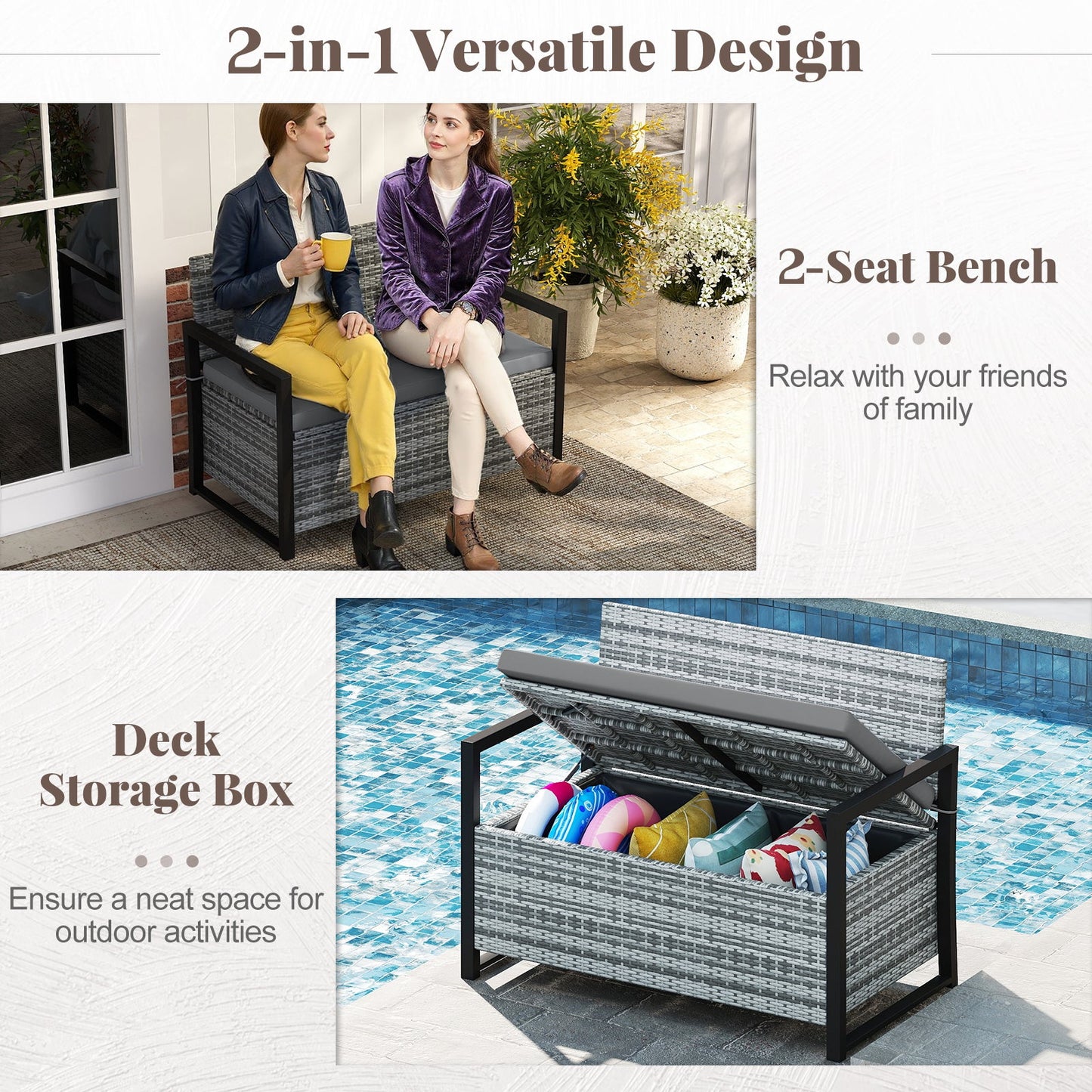 Patio Storage Bench