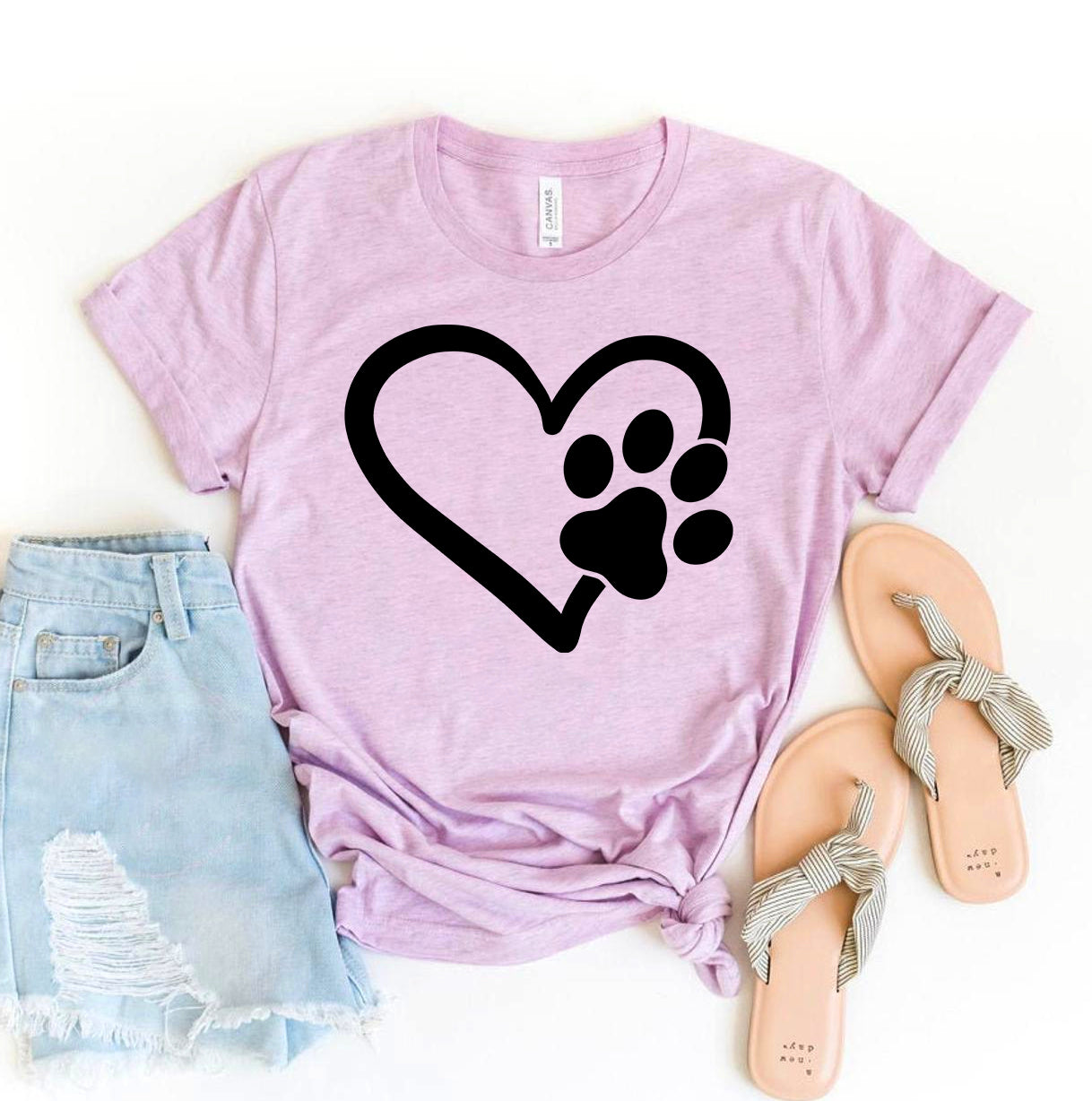 Paw Heart T-shirt - Tampa Home & Garden Store